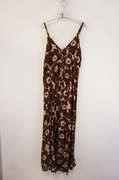 Garde-robe - Lang kleed - Bruin