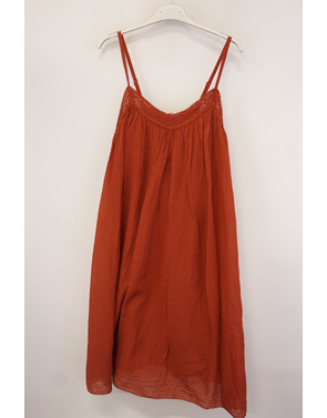 Garde-robe - Kort Kleedje - Donker oranje