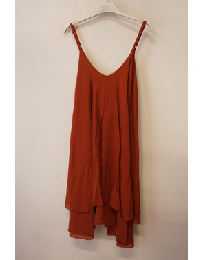 Garde-robe - Kort Kleedje - Donker oranje