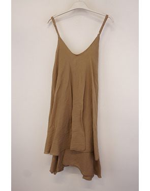 Garde-robe - Kort Kleedje - Camel