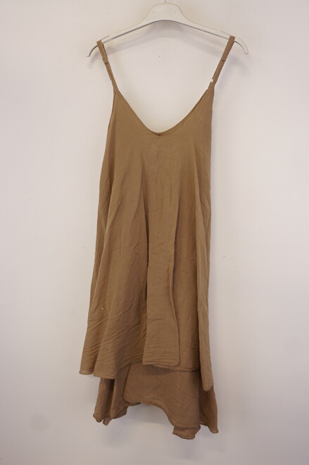 Garde-robe - Kort Kleedje - Camel