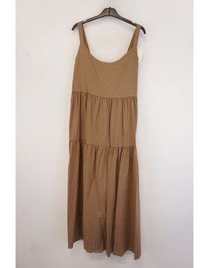 Garde-robe - Lang kleed - Camel