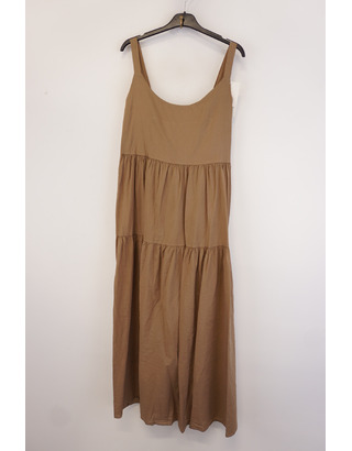 Garde-robe - Lang kleed - Camel