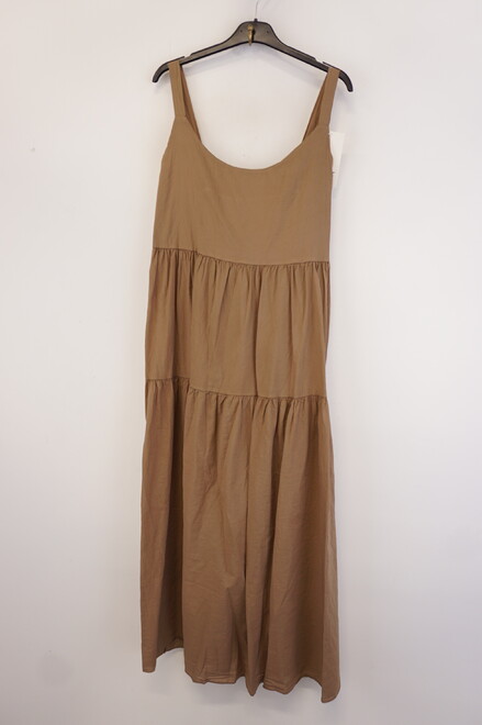 Garde-robe - Lang kleed - Camel