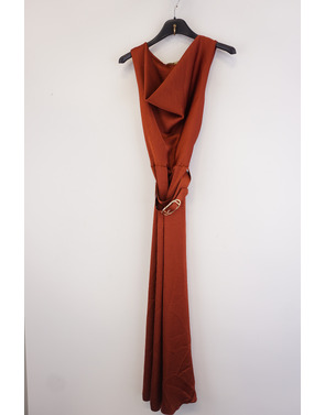 Garde-robe - Lang kleed - Donker oranje