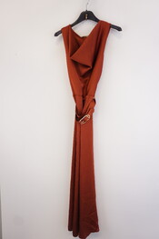Garde-robe - Lang kleed - Donker oranje