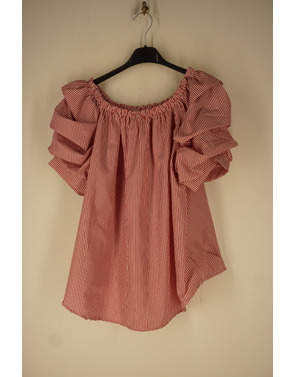 Garde-robe - Blouse - Wit-rood