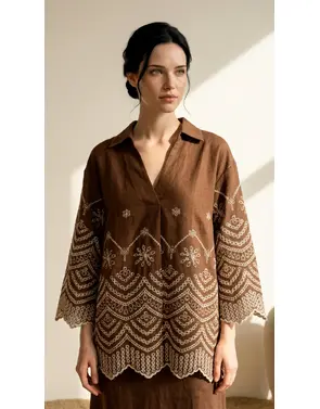 Garde-robe - Blouse - Bruin