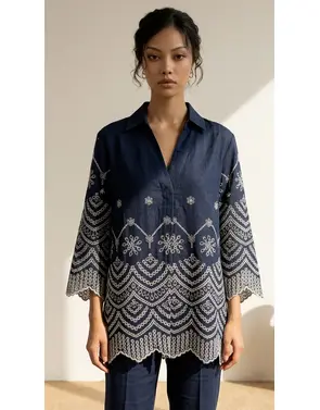 Garde-robe - Blouse - Marine