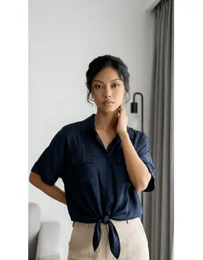 Garde-robe - Blouse - Marine