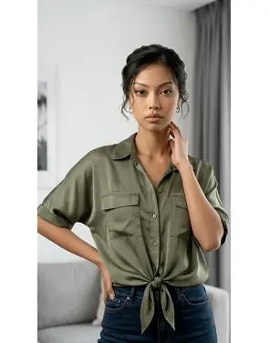 Garde-robe - Blouse - Kaki