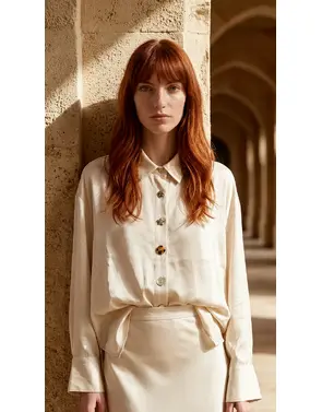 Garde-robe - Blouse - Beige