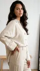 Garde-robe - Blouse - Beige-wit