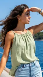 Garde-robe - Top - Munt