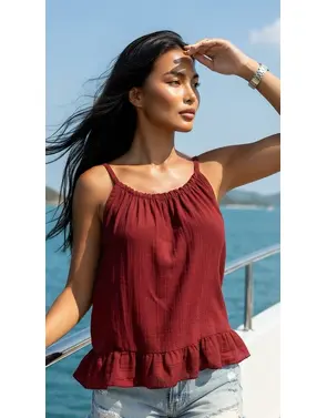 Garde-robe - Top - Bordeaux