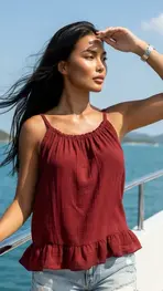 Garde-robe - Top - Bordeaux