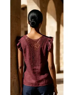 Garde-robe - Top - Bordeaux