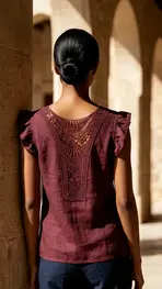 Garde-robe - Top - Bordeaux