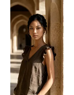 Garde-robe - Top - Bruin
