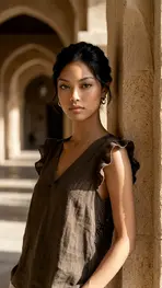 Garde-robe - Top - Bruin