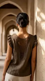 Garde-robe - Top - Bruin