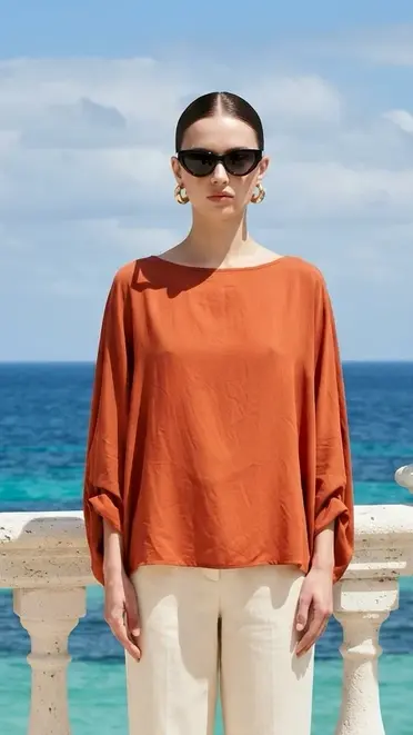 Garde-robe - Top - Donker oranje