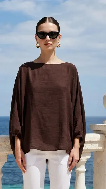 Garde-robe - Top - Donker bruin