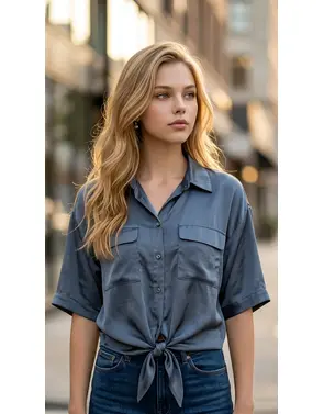 Garde-robe - Blouse - Blauw