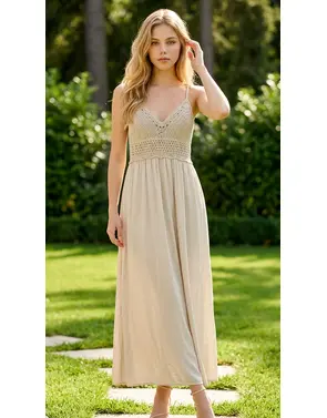 Garde-robe - Lang kleed - Beige