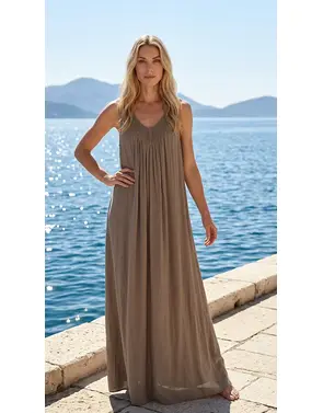 Garde-robe - Lang kleed - Beige