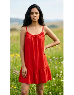 Garde-robe - Kort Kleedje - Rood