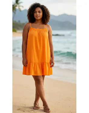 Garde-robe - Kort Kleedje - Oranje