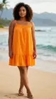 Garde-robe - Kort Kleedje - Oranje