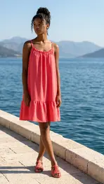 Garde-robe - Kort Kleedje - Roze