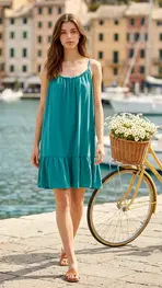 Garde-robe - Kort Kleedje - Blauw