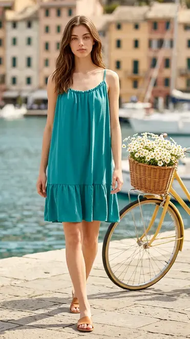 Garde-robe - Kort Kleedje - Blauw