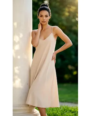 Garde-robe - Kort Kleedje - Beige