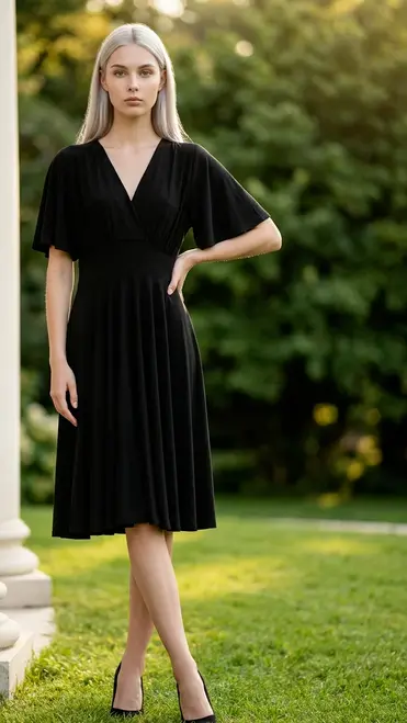 Garde-robe - Kort Kleedje - Zwart