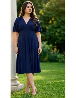 Garde-robe - Kort Kleedje - Marine