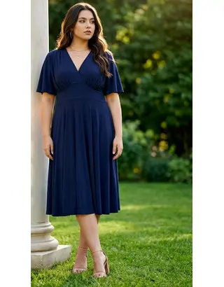 Garde-robe - Kort Kleedje - Marine