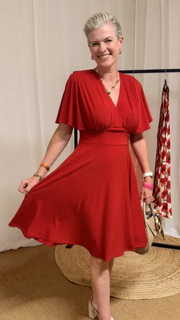 Garde-robe - Kort Kleedje - Rood