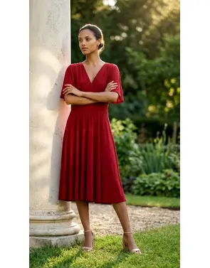 Garde-robe - Kort Kleedje - Rood