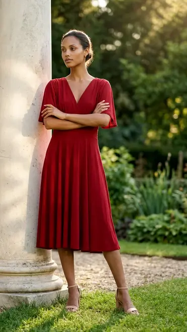 Garde-robe - Kort Kleedje - Rood