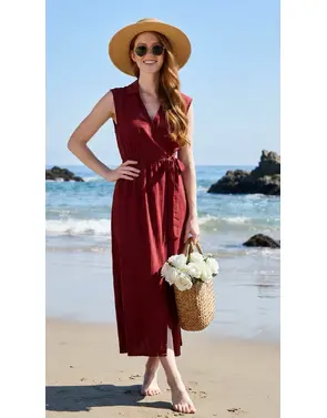 Garde-robe - Lang kleed - Bordeaux