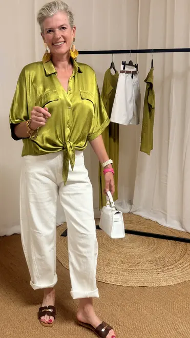 Garde-robe - Blouse - Olijf-groen