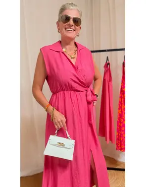 Garde-robe - Lang kleed - Fushia