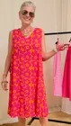 Garde-robe - Halflang Kleedje - Fushia