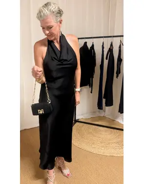 Garde-robe - Lang kleed - Zwart