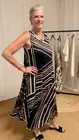 Garde-robe - Lang kleed - Zwart-bruin