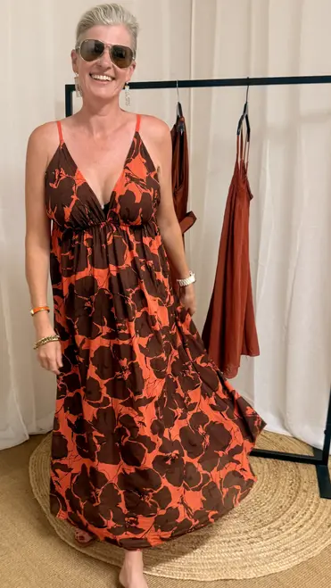 Garde-robe - Lang kleed - Oranje
